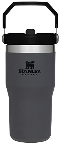 STANLEY IceFlow Stainless Steel Tumbler with Straw, Vacuum Insulated Water Bottle for Home, Office or Car, Reusable Cup with Straw Leak Resistant Flip