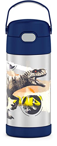 THERMOS FUNTAINER Water Bottle with Straw - 12 Ounce, Pokémon - Kids Stainless Steel Vacuum Insulated Water Bottle with Lid