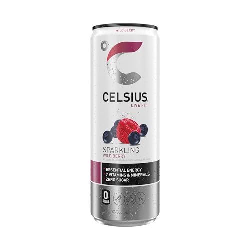 CELSIUS Assorted Flavors Official Variety Pack, Functional Essential Energy Drinks, 12 Fl Oz (Pack of 12)