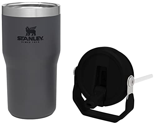 STANLEY IceFlow Stainless Steel Tumbler with Straw, Vacuum Insulated Water Bottle for Home, Office or Car, Reusable Cup with Straw Leak Resistant Flip