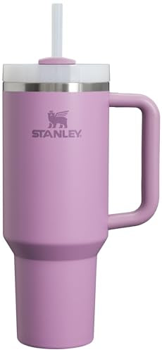 Stanley Quencher H2.0 FlowState Stainless Steel Vacuum Insulated Tumbler with Lid and Straw for Water, Iced Tea or Coffee, Smoothie and More, Lilac, 30oz