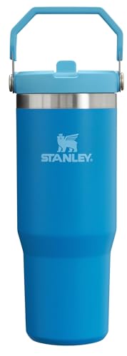 STANLEY IceFlow Stainless Steel Tumbler with Straw, Vacuum Insulated Water Bottle for Home, Office or Car, Reusable Cup with Straw Leak Resistant Flip