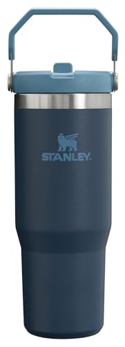 STANLEY IceFlow Stainless Steel Tumbler with Straw, Vacuum Insulated Water Bottle for Home, Office or Car, Reusable Cup with Straw Leak Resistant Flip