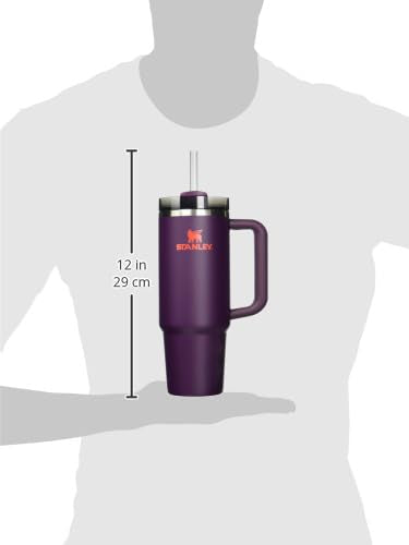 Stanley Quencher H2.0 FlowState Stainless Steel Vacuum Insulated Tumbler with Lid and Straw for Water, Iced Tea or Coffee, Smoothie and More, Lilac, 30oz