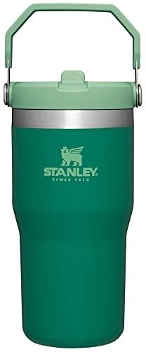 STANLEY IceFlow Stainless Steel Tumbler with Straw, Vacuum Insulated Water Bottle for Home, Office or Car, Reusable Cup with Straw Leak Resistant Flip