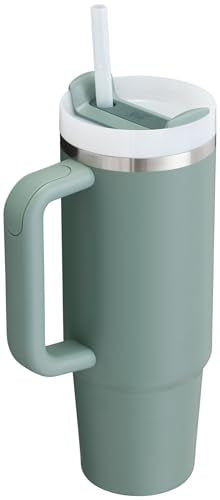 Stanley Quencher H2.0 FlowState Stainless Steel Vacuum Insulated Tumbler with Lid and Straw for Water, Iced Tea or Coffee, Smoothie and More, Lilac, 30oz