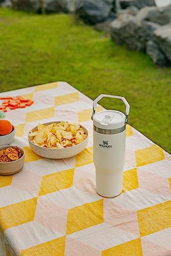 STANLEY IceFlow Stainless Steel Tumbler with Straw, Vacuum Insulated Water Bottle for Home, Office or Car, Reusable Cup with Straw Leak Resistant Flip