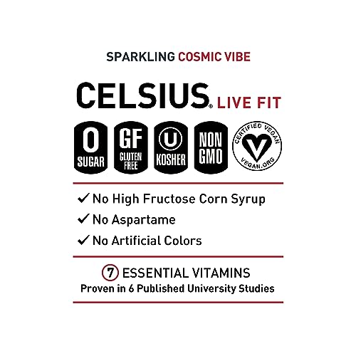 CELSIUS Assorted Flavors Official Variety Pack, Functional Essential Energy Drinks, 12 Fl Oz (Pack of 12)