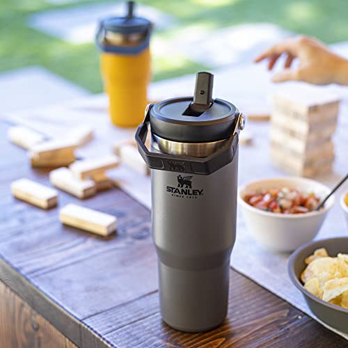 STANLEY IceFlow Stainless Steel Tumbler with Straw, Vacuum Insulated Water Bottle for Home, Office or Car, Reusable Cup with Straw Leak Resistant Flip