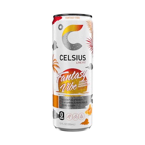 CELSIUS Assorted Flavors Official Variety Pack, Functional Essential Energy Drinks, 12 Fl Oz (Pack of 12)