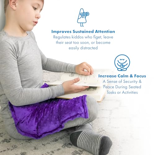 Harkla Weighted Lap Pad for Kids (Lavender)