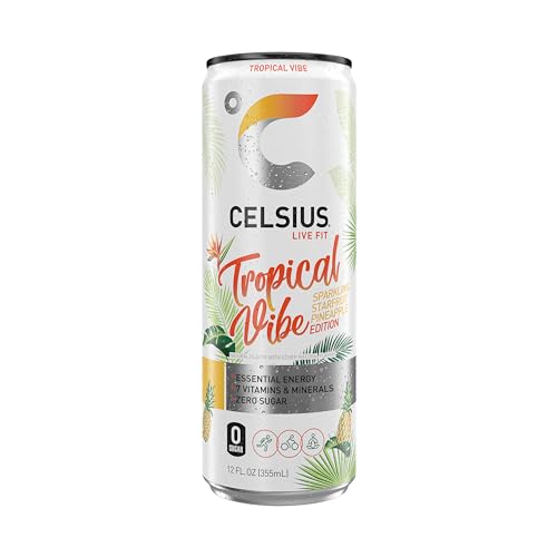 CELSIUS Assorted Flavors Official Variety Pack, Functional Essential Energy Drinks, 12 Fl Oz (Pack of 12)