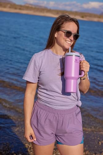 Stanley Quencher H2.0 FlowState Stainless Steel Vacuum Insulated Tumbler with Lid and Straw for Water, Iced Tea or Coffee, Smoothie and More, Lilac, 30oz