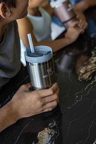 Stanley Quencher H2.0 FlowState Stainless Steel Vacuum Insulated Tumbler with Lid and Straw for Water, Iced Tea or Coffee, Smoothie and More, Lilac, 30oz