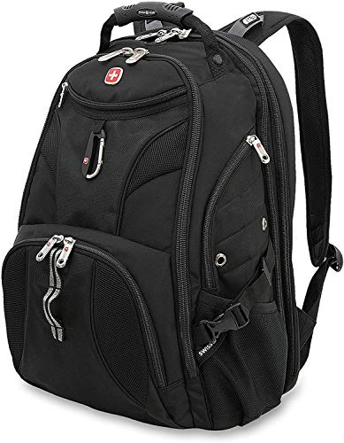 SwissGear 1900 Scansmart TSA 17-Inch Laptop Backpack, Gray/Black