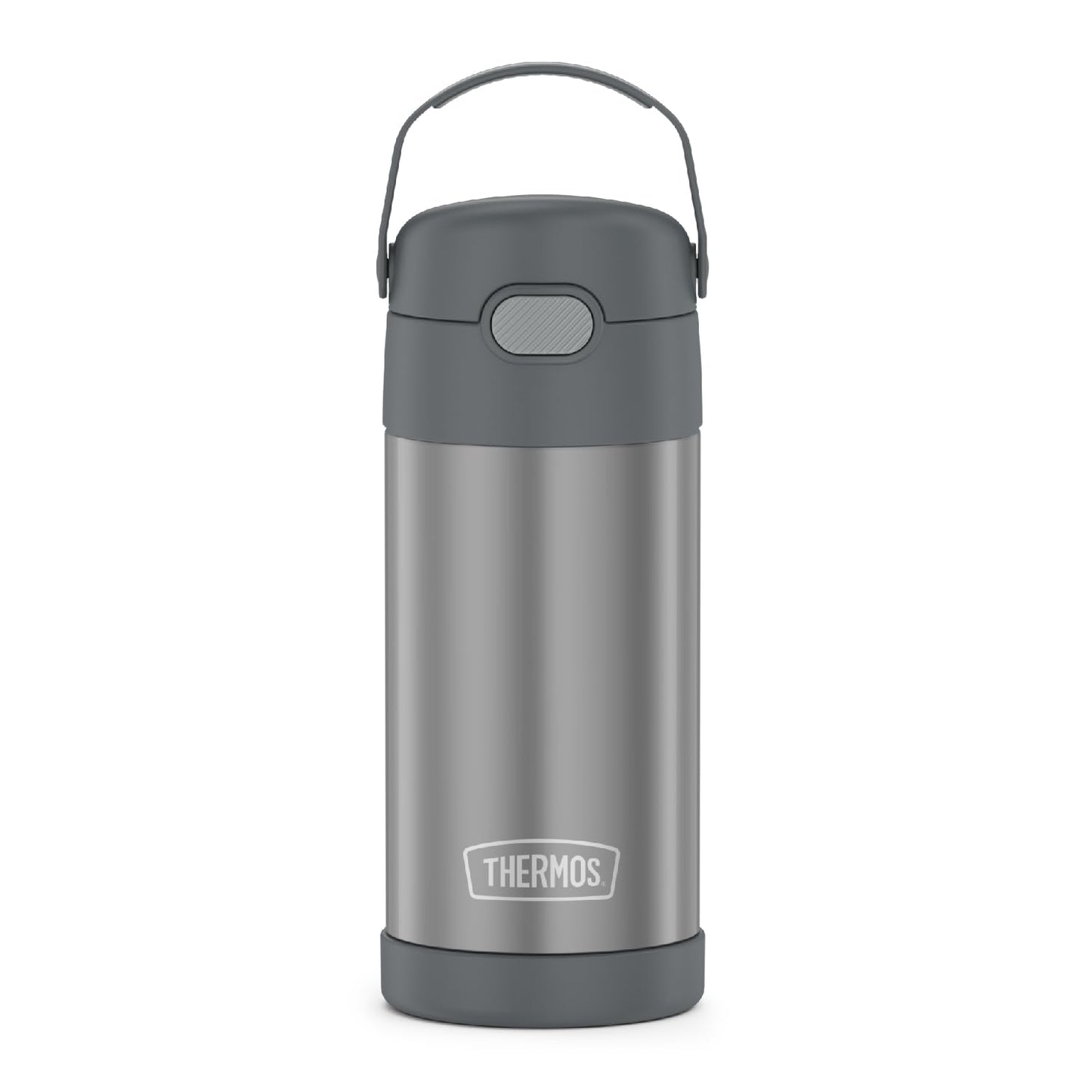 THERMOS FUNTAINER Water Bottle with Straw - 12 Ounce, Pokémon - Kids Stainless Steel Vacuum Insulated Water Bottle with Lid