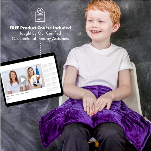 Harkla Weighted Lap Pad for Kids (Lavender)