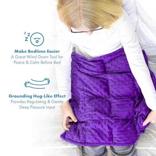 Harkla Weighted Lap Pad for Kids (Lavender)