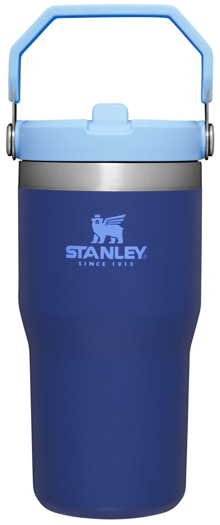 STANLEY IceFlow Stainless Steel Tumbler with Straw, Vacuum Insulated Water Bottle for Home, Office or Car, Reusable Cup with Straw Leak Resistant Flip