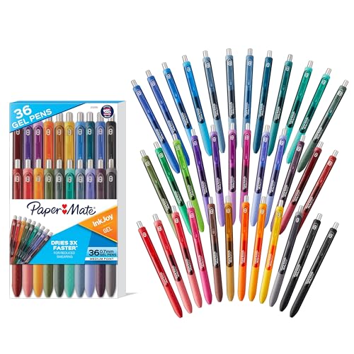 Paper Mate InkJoy Gel Pens, Medium Point, Assorted, 10 Count