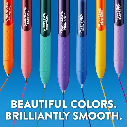 Paper Mate InkJoy Gel Pens, Medium Point, Assorted, 10 Count