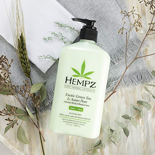 Hempz Limited Edition Vanilla Frosted Mountain Body Lotion Moisturizer (17 Oz) – Holiday Body Lotion for Women or Men with Dry or Sensitive Skin - Hydrating Face Moisturizer for Daily Radiance