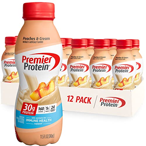 Premier Protein Shake, Chocolate, 30g Protein 1g Sugar 24 Vitamins Minerals Nutrients to Support Immune Health, 11.5 fl oz (Pack of 12)