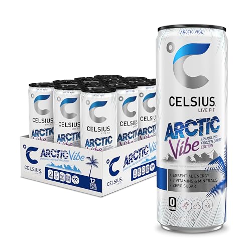 CELSIUS Assorted Flavors Official Variety Pack, Functional Essential Energy Drinks, 12 Fl Oz (Pack of 12)