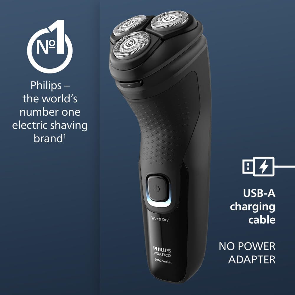 Philips Norelco Shaver 2400, Rechargeable Cordless Electric Shaver with Pop-Up Trimmer, X3001/90