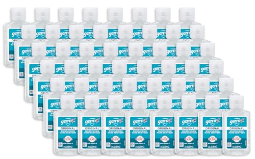 Germ-X Original Hand Sanitizer, Moisturizing Gel with Vitamin E, Instant and No Rinse Formula, Back to School Supplies College, 8 Fl Oz Pump Bottle (Pack of 12)