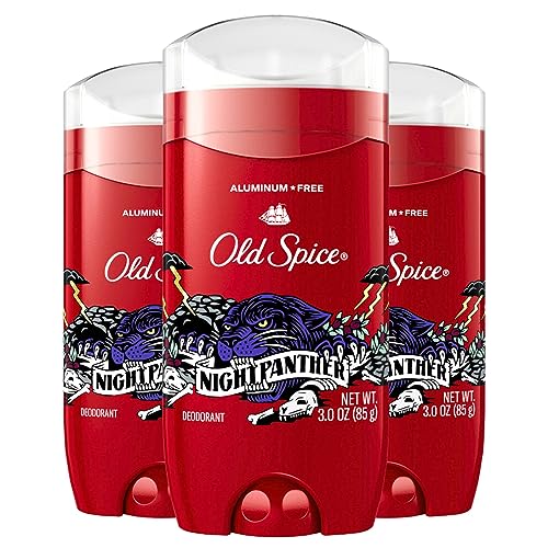 Old Spice Aluminum Free Deodorant for Men, 24/7 Odor Protection, 24/7 Lasting Freshness, Red Collection, Swagger with Cedarwood Scent, 3.8 oz (Pack of 3)