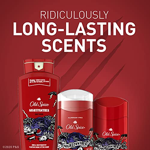 Old Spice Aluminum Free Deodorant for Men, 24/7 Odor Protection, 24/7 Lasting Freshness, Red Collection, Swagger with Cedarwood Scent, 3.8 oz (Pack of 3)