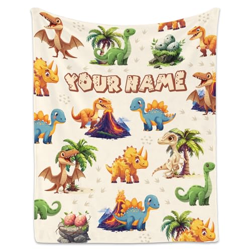 Kids Throw Blankets for Boys Girls, Dinosaur Blanket for Boys, Soft Fuzzy Flannel Throw Blanket Dinosaur Gifts Ideal, 40"x50" Toddler Blankets for Boys Dinosaur Room Decor