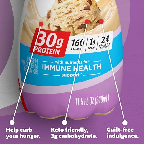 Premier Protein Shake, Chocolate, 30g Protein 1g Sugar 24 Vitamins Minerals Nutrients to Support Immune Health, 11.5 fl oz (Pack of 12)