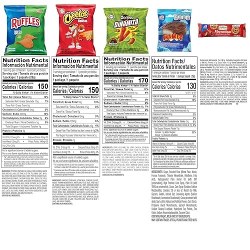 Frito Lay Ultimate Classic Snacks Package, Variety Assortment of Chips, Cookies, Crackers, & Nuts, (Pack of 40) (Packaging May Vary)