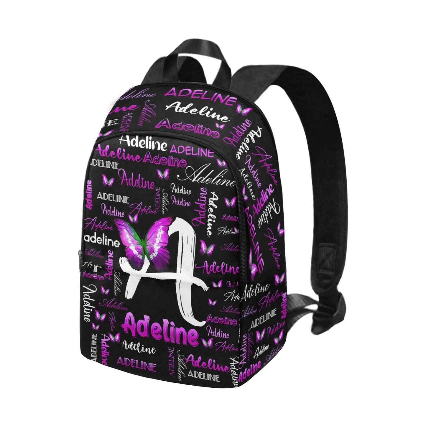 InterestPrint Custom Kids Backpack for Girls Sparkle Children Casual Daypack Backpacks with Lunch Bag Personalized with Kid's Name Preschool School Bag, Children Travel Bookbag for School Season