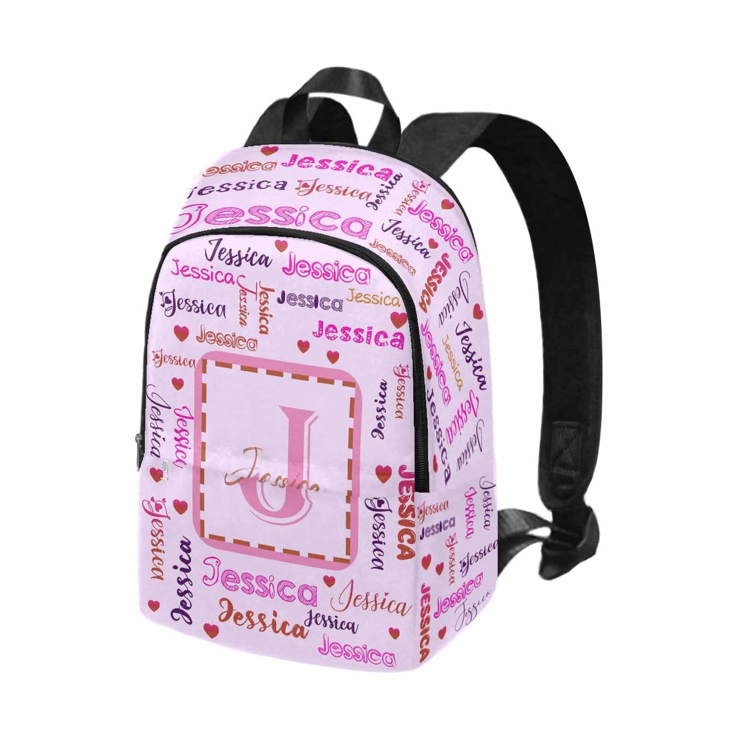 InterestPrint Custom Kids Backpack for Girls Sparkle Children Casual Daypack Backpacks with Lunch Bag Personalized with Kid's Name Preschool School Bag, Children Travel Bookbag for School Season