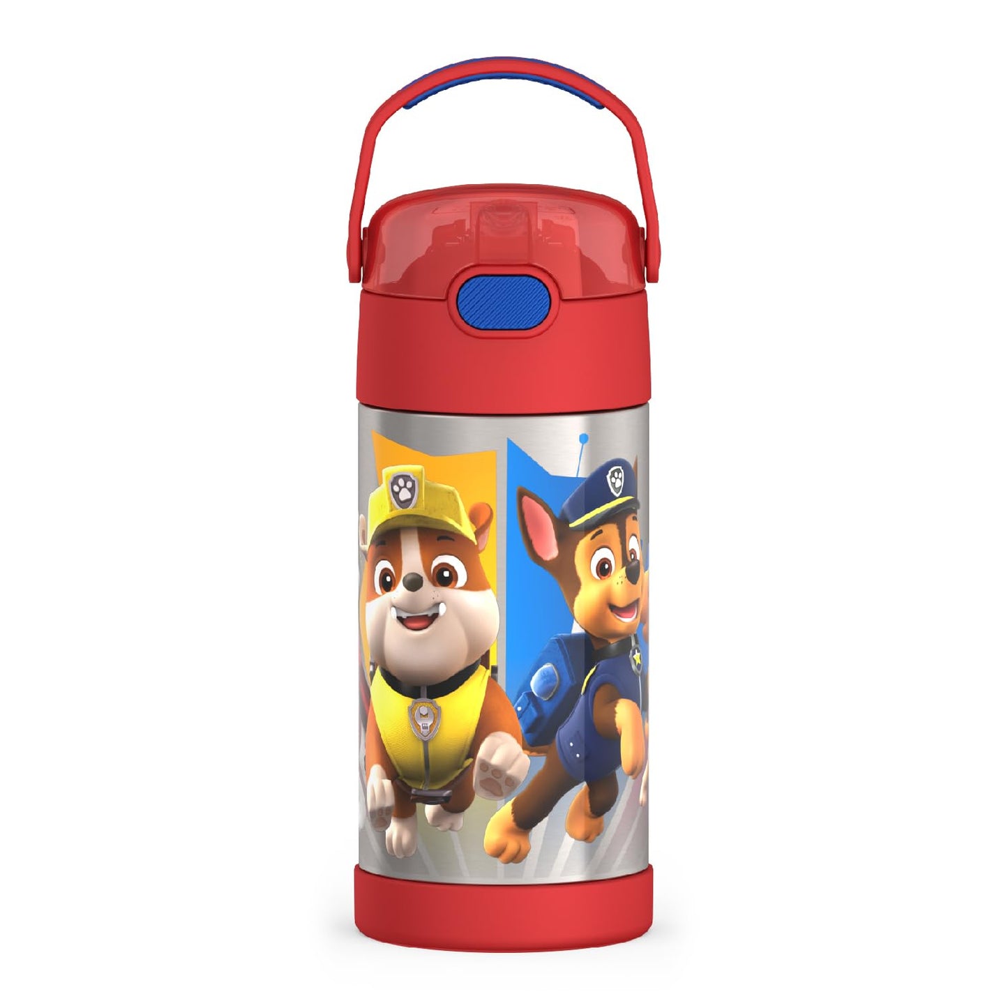 THERMOS FUNTAINER Water Bottle with Straw - 12 Ounce, Pokémon - Kids Stainless Steel Vacuum Insulated Water Bottle with Lid