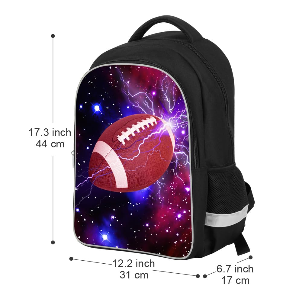 Luminous 3D Print School Backpack Large Capacity Lightweight Students Bookbag for Kids