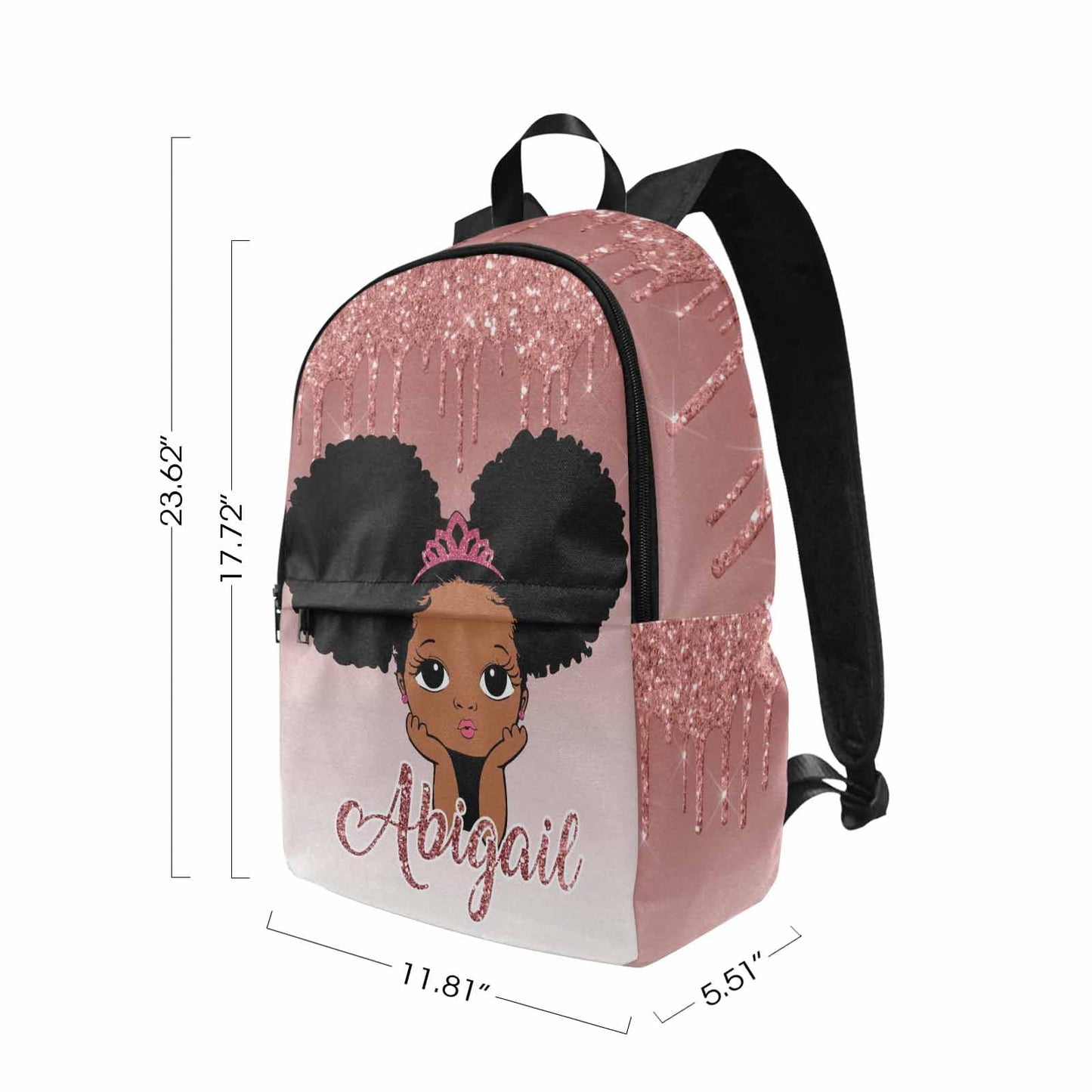 Personalized Backpack Set from Mom Dad, Custom Dark Pink Stars Bookbag and Lunch Box Customized Name Schoolbag Fashion Shoulder Bag Travel Bag for Family