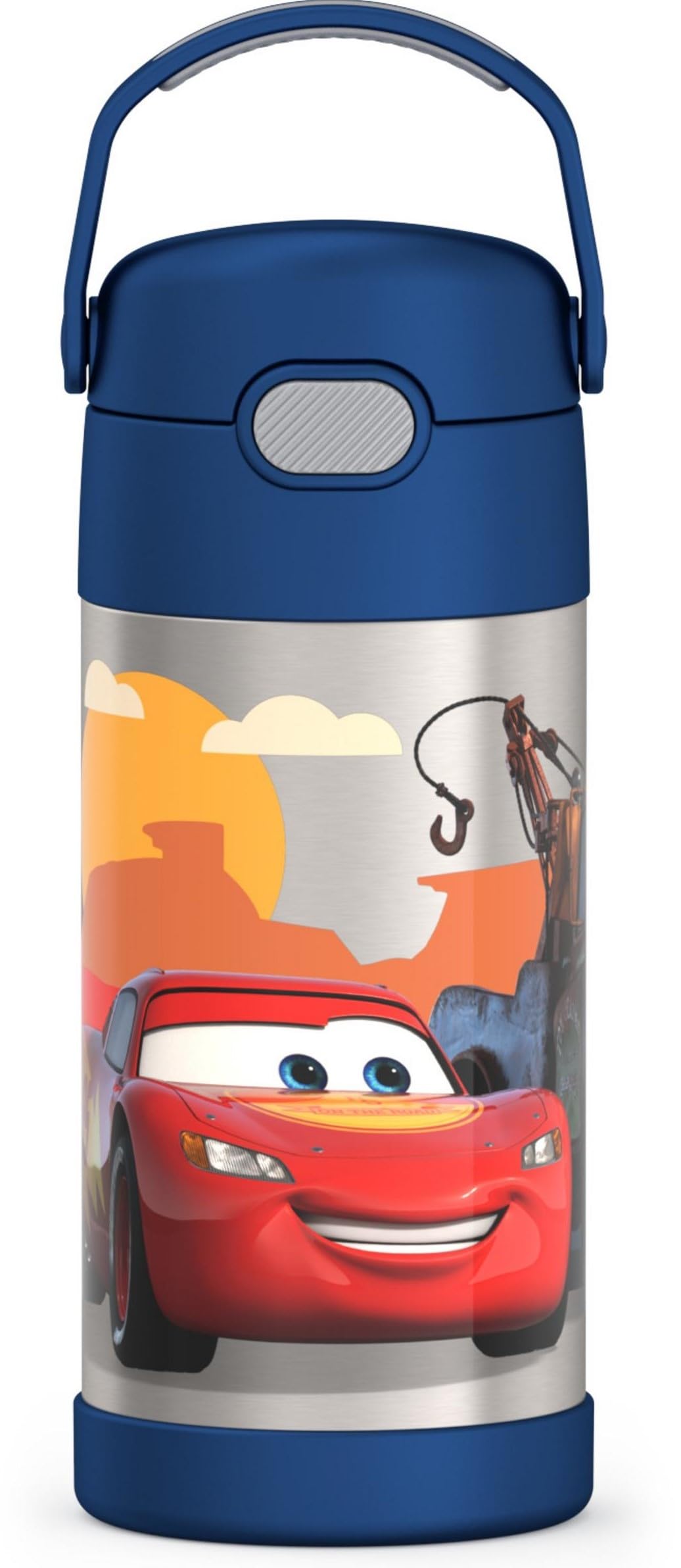 THERMOS FUNTAINER Water Bottle with Straw - 12 Ounce, Pokémon - Kids Stainless Steel Vacuum Insulated Water Bottle with Lid