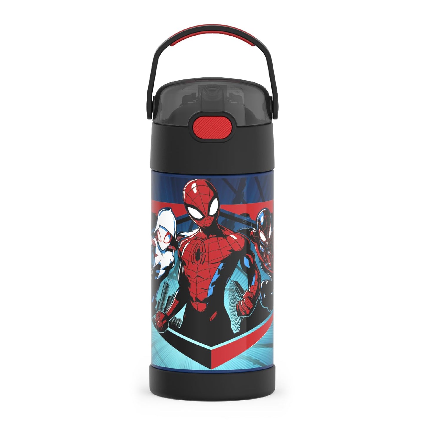 THERMOS FUNTAINER Water Bottle with Straw - 12 Ounce, Pokémon - Kids Stainless Steel Vacuum Insulated Water Bottle with Lid