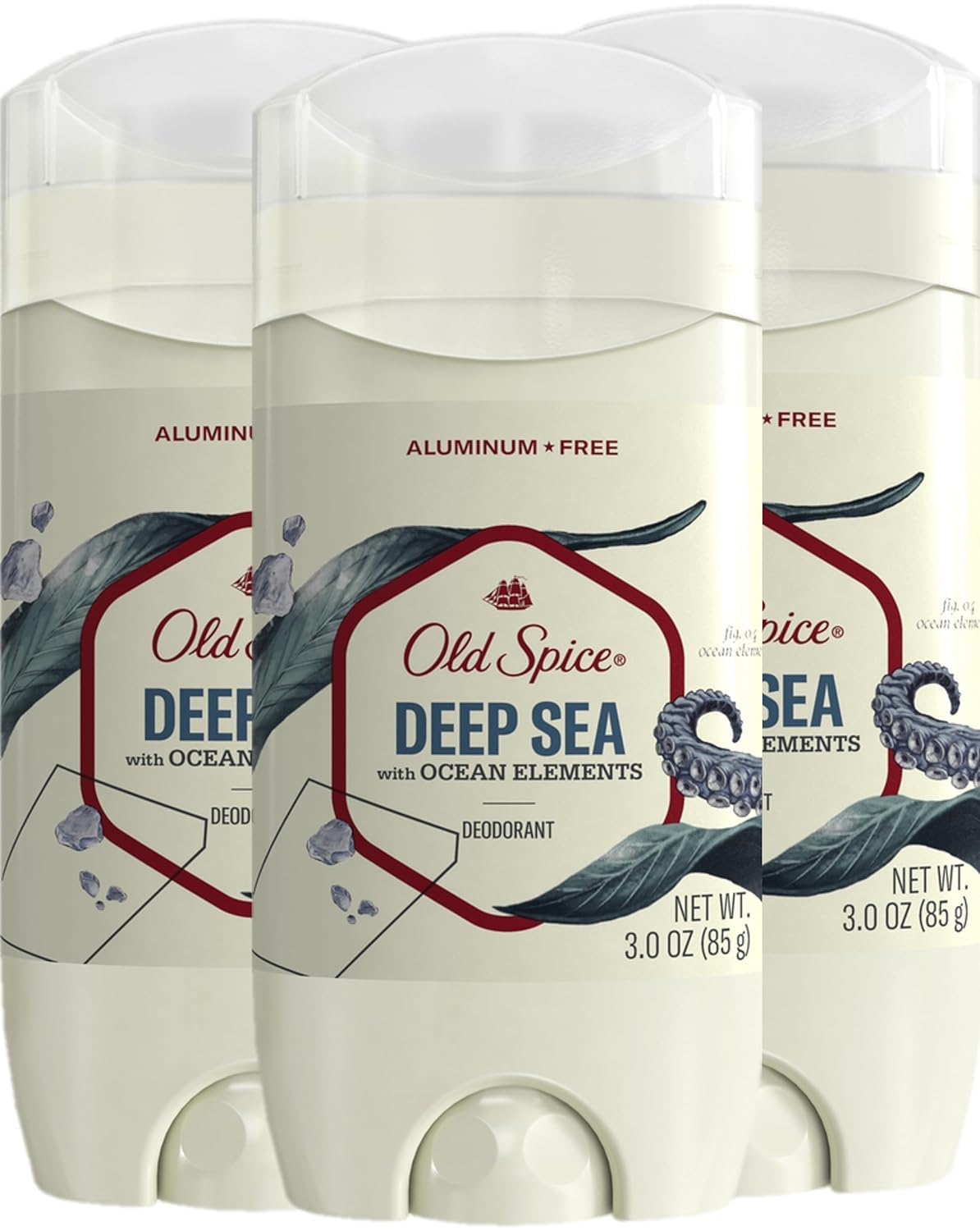 Old Spice Aluminum Free Deodorant for Men, 24/7 Odor Protection, 24/7 Lasting Freshness, Red Collection, Swagger with Cedarwood Scent, 3.8 oz (Pack of 3)