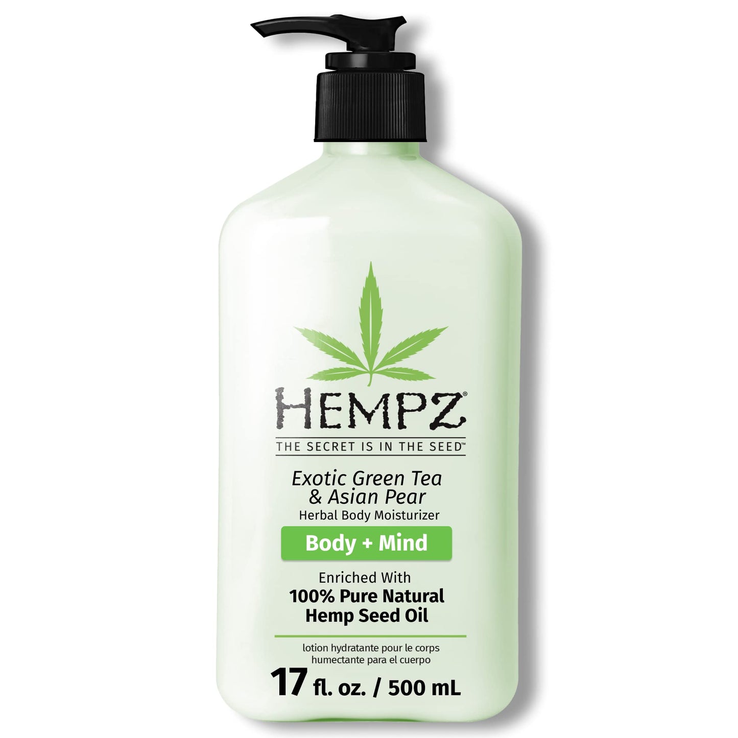 Hempz Limited Edition Vanilla Frosted Mountain Body Lotion Moisturizer (17 Oz) – Holiday Body Lotion for Women or Men with Dry or Sensitive Skin - Hydrating Face Moisturizer for Daily Radiance