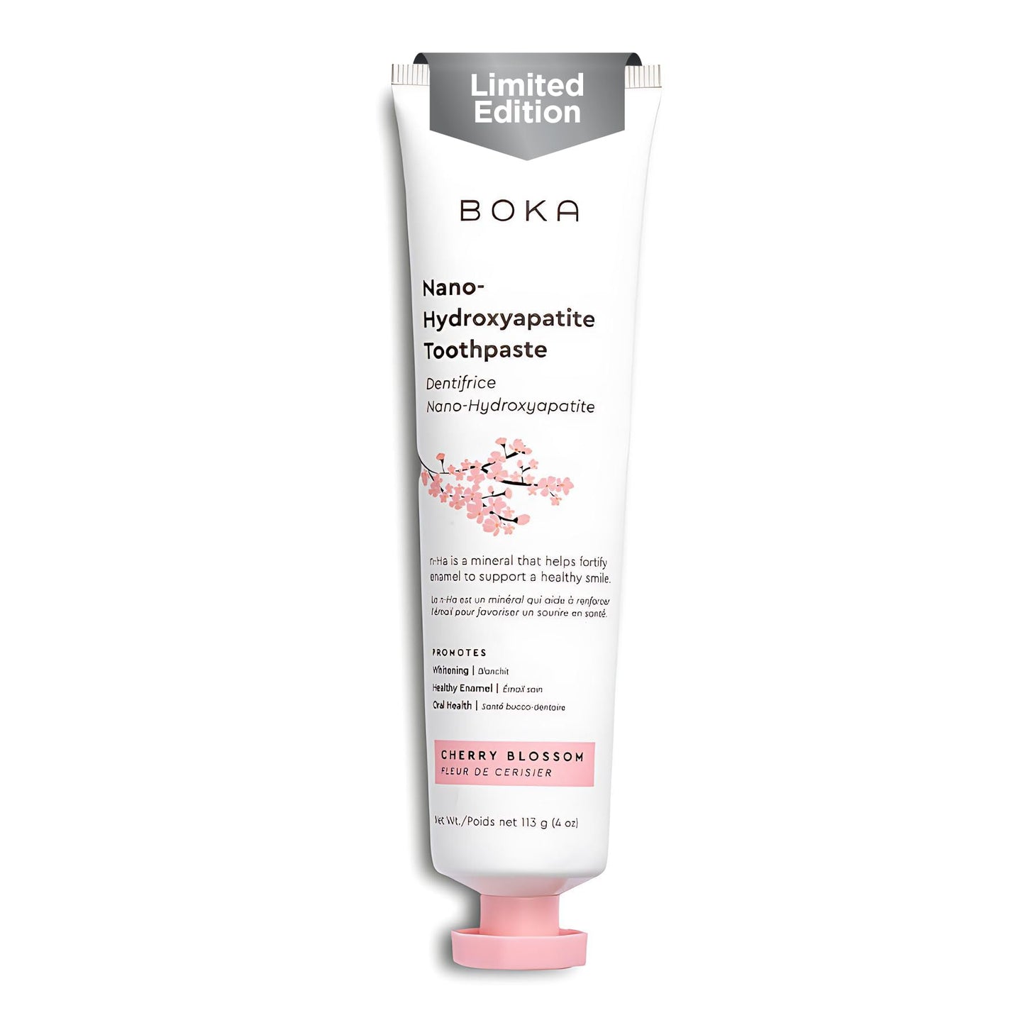 Boka Fluoride Free Toothpaste - Nano Hydroxyapatite, Remineralizing, Sensitive Teeth, Whitening - Dentist Recommended for Adult & Kids Oral Care - Ela Mint Flavor, 4 Fl Oz 1 Pk - US Manufactured