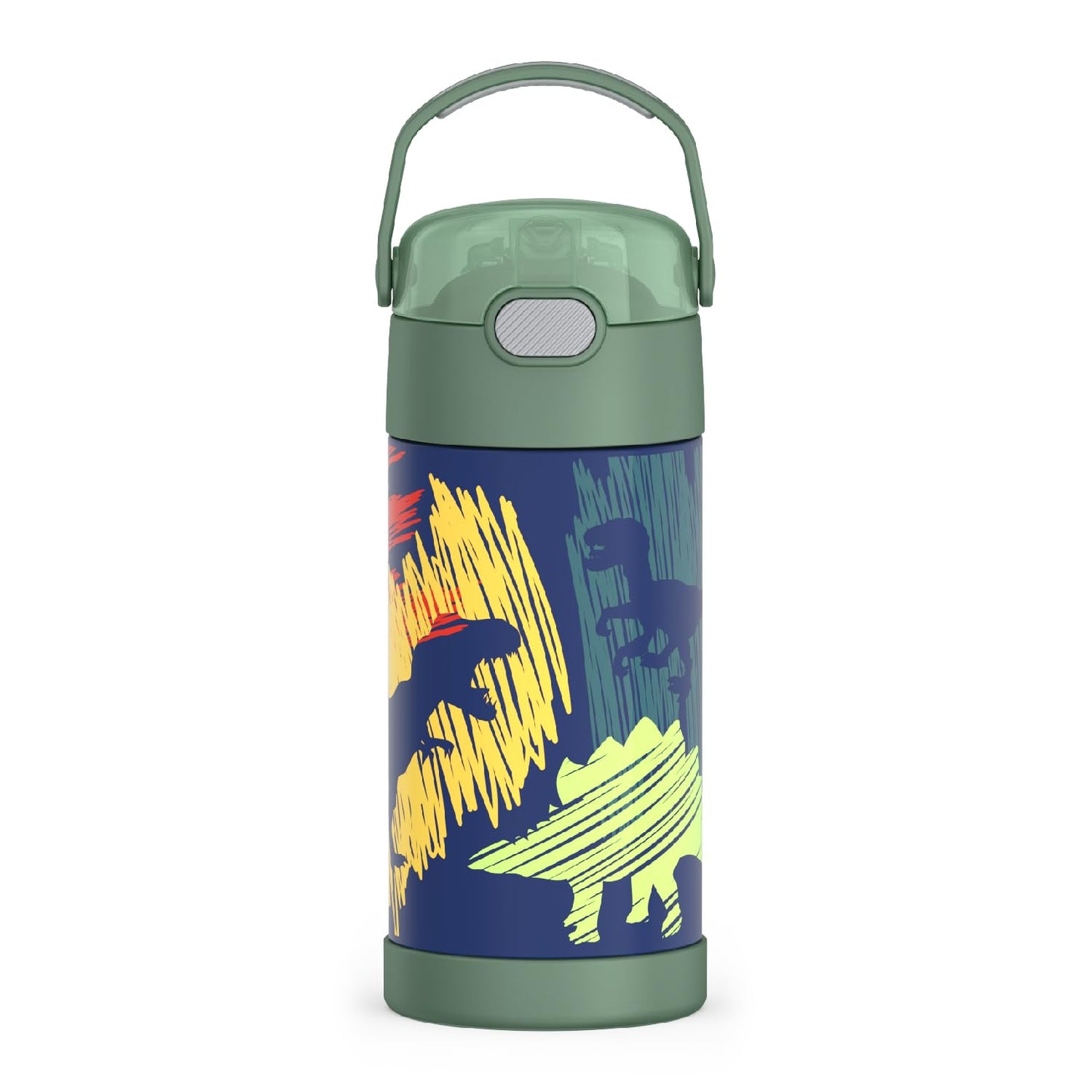 THERMOS FUNTAINER Water Bottle with Straw - 12 Ounce, Pokémon - Kids Stainless Steel Vacuum Insulated Water Bottle with Lid