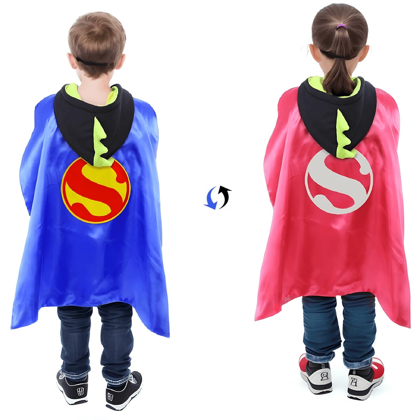 Dress Up Toys - Superhero Capes and Masks, Costumes Set for Kids - Ideal for Cosplay, Birthday Party, Christmas, Halloween - Fun Gift for 3-10 Year Old Boys and Girls