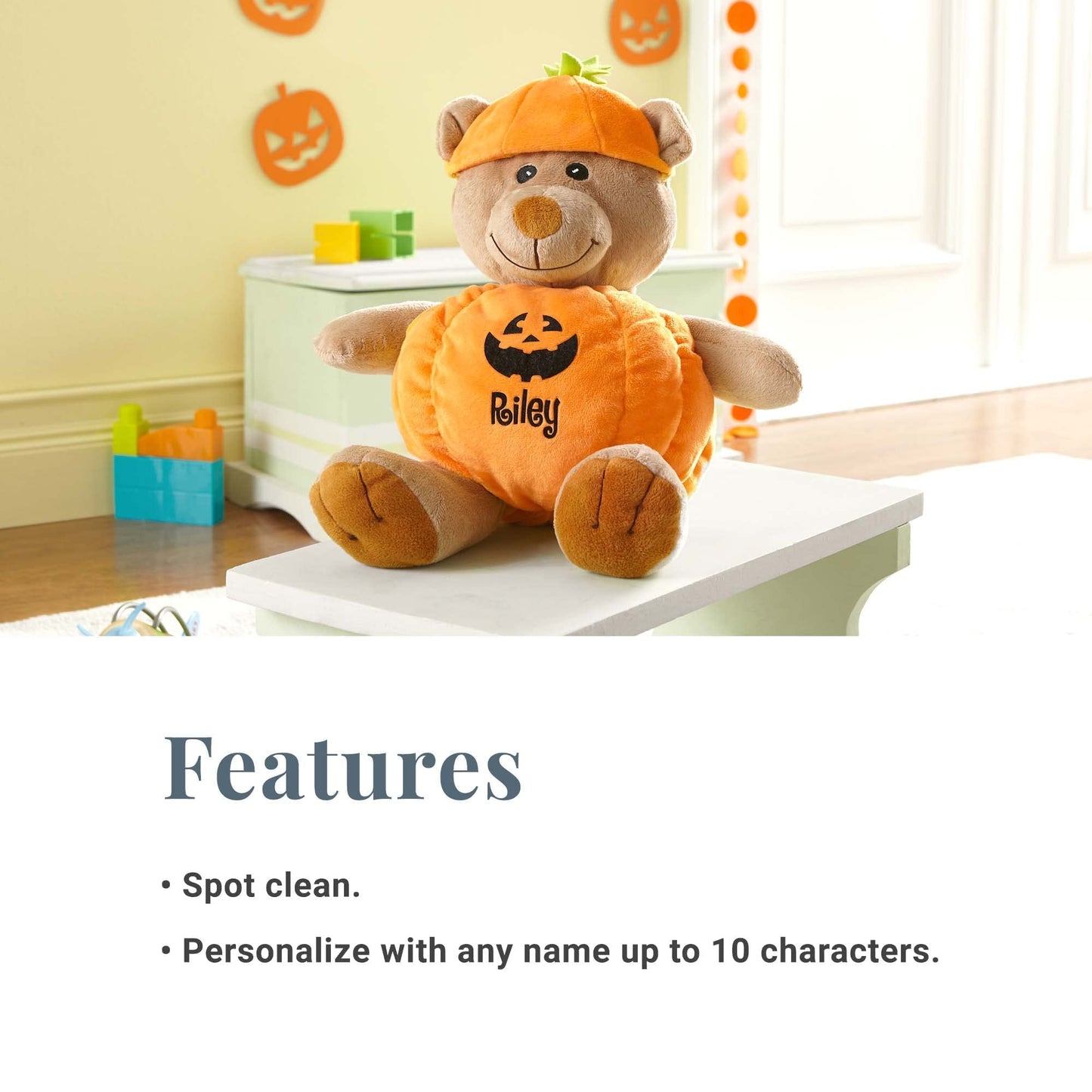 Let's Make Memories Personalized Pajama Bear - Stuffed Animal - Teddy Bear - Newborn - Baby - Kids - Blue