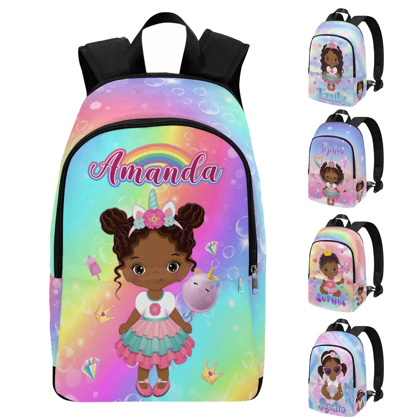 M YESCUSTOM Custom School Butterfly Backpack for Girls, Personalized Name Girls Bookbag Elementary Middle School Bags Travel Laptop Back Pack Casual Daypacks