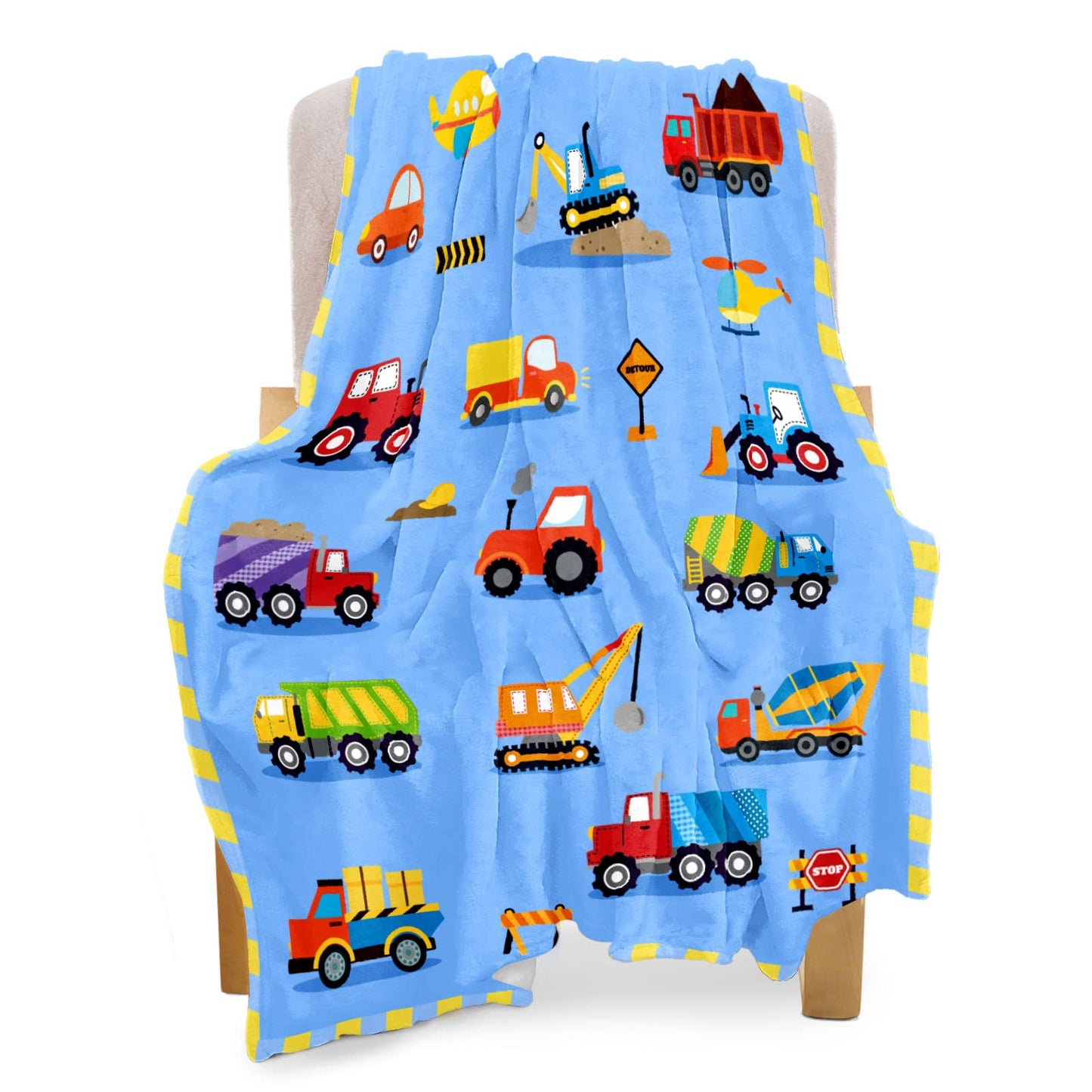 BOOPBEEP Kids Dinosaur Blanket for Boys Girls Room Decor Personalized Cute Toddler Throw Blanket Chiristmas Dinasour Birthday Year Old Gifts Toys 40x50